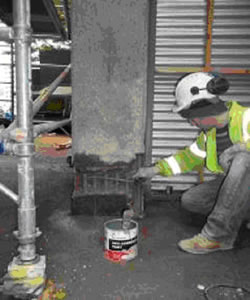 Repairing reinforced concrete